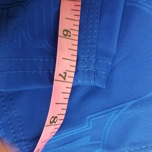 TapOut Boys Sz 14 (30" Waist) MMA Shorts Boxing Fighting Training Blue White - Picture 6 of 6